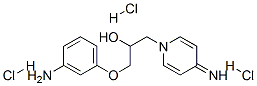 CAS 登录号:64511-94-0, 1-(3-氨基苯氧基)-3-(4-亚氨基吡啶-1-基)丙-2-醇三盐酸盐