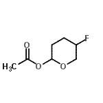 CAS#: 645413-09-8, 5-Fluorotetrahydro-2H-pyran-2-yl acetate