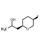 CAS#: 645413-16-7, 1-[(2R,5R)-5-Fluorotetrahydro-2H-pyran-2-yl]-2-propanol