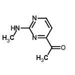 CAS 登录号：645419-05-2， 1-[2-(甲基氨基)-4-嘧啶基]乙酮