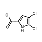 CAS#: 64566-93-4, 4,5-Dichloro-1H-pyrrole-2-carbonyl chloride