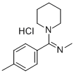CAS#: 64594-09-8, 1-((Methylimino)(4-Methylphenyl)Methyl)-Piperidine Monohydrochloride