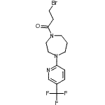 CAS#: 646455-90-5, 3-Bromo-1-{4-[5-(trifluoromethyl)-2-pyridinyl]-1,4-diazepan-1-yl}-1-propanone
