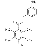 CAS 登录号：646506-64-1， 3-(3-氨基苯基)-1-(五甲基苯基)-1-丙酮