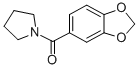 CAS 登录号：64654-10-0， 1-(1,3-苯并二氧戊环-5-基羰基)-吡咯烷