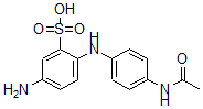 CAS#: 6471-33-6, 2-(4-Acetamidoanilino)-5-Amino-Benzenesulfonic acid