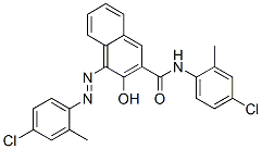 CAS 登录号：6471-51-8， N-(4-氯-2-甲基苯基)-4-[(4-氯-2-甲基苯基)偶氮]-3-羟基萘-2-甲酰胺