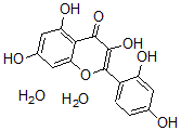 CAS 登录号：6472-38-4， 2-(2,4-二羟基苯基)-3,5,7-三羟基-4H-1-苯并吡喃-4-酮水合物(1:2)