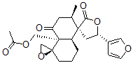 CAS#: 64756-04-3, (3R,5S,5'R,8'abeta)-4'aalpha-Acetoxymethyl-5-(3-Furyl)-2',3',4,5,6',7',8',8'alpha-Octahydro-2'alpha-Methyldispiro[Furan-3(2H),1'(5'H)-Naphthalene-5',2''-Oxirane]-2,4'(4'aH)-Dione