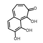 CAS#: 64782-84-9, 3,4,5-Trihydroxy-6H-benzo[7]annulen-6-one