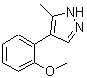 CAS#: 647825-31-8, 4-(2-Methoxyphenyl)-5-methyl-1H-pyrazole