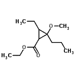 CAS#: 647836-52-0, Ethyl 3-ethyl-2-methoxy-2-propylcyclopropanecarboxylate