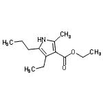 CAS 登录号：647836-66-6， 乙基4-乙基-2-甲基-5-丙基-1H-吡咯-3-羧酸酯