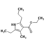CAS 登录号：647836-69-9， 乙基5-乙基-4-甲基-2-丙基-1H-吡咯-3-羧酸酯