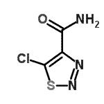 CAS#: 64837-51-0, 5-Chloro-1,2,3-thiadiazole-4-carboxamide