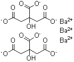 CAS 登录号：6487-29-2， 2-羟基-1,2,3-丙烷三羧酸钡盐(2:3)