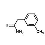 CAS 登录号：6487-91-8， 2-(3-甲基苯基)硫代乙酰胺