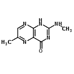 CAS 登录号：64882-33-3， 6-甲基-2-(甲基氨基)-4(1H)-蝶啶酮