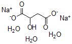 CAS#: 64887-74-7, 2-Hydroxy-Butanedioic Acid Sodium Salt Hydrate (1:2:3)