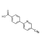 CAS#: 648898-11-7, 4-(5-Cyano-2-pyridinyl)benzoic acid