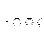 CAS#: 648898-17-3, 5-(4-Cyanophenyl)-2-pyridinecarboxylic acid