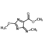 CAS#: 648918-08-5, Methyl (4E)-2-methoxy-4-(methylimino)-4H-imidazole-5-carboxylate