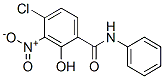 CAS#: 6490-99-9, 4-Chloro-3-nitrosalicylanilide