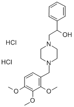 CAS#: 64966-23-0, alpha-Phenyl-4-((2,3,4-Trimethoxyphenyl)Methyl)-1-Piperazineethanol Di Hydrochloride