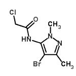 CAS#: 649701-13-3, N-(4-Bromo-1,3-dimethyl-1H-pyrazol-5-yl)-2-chloroacetamide