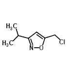 CAS 登录号：64988-71-2， 5-(氯甲基)-3-异丙基-1,2-恶唑
