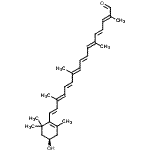 CAS#: 650-69-1, (2E,4E,6E,8E,10E,12E,14E,16E)-17-[(4R)-4-Hydroxy-2,6,6-Trimethyl-1-Cyclohexen-1-Yl]-2,6,11,15-Tetramethyl-2,4,6,8,10,12,14,16-Heptadecaoctaenal