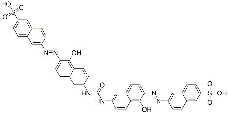 CAS#: 65000-34-2, 6,6'-[Carbonylbis[Imino(1-Hydroxynaphthalene-2,6-Diyl)Azo]]Bisnaphthalene-2-Sulphonic Acid