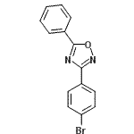 CAS 登录号：65004-19-5， 3-(4-溴苯基)-5-苯基-1,2,4-恶二唑