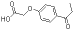CAS 登录号：6501-31-1， 2-[4-(1-氧代丙基)苯氧基]-乙酸