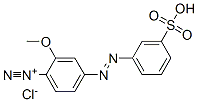 CAS#: 65036-53-5, 2-Methoxy-4-[(3-Sulphophenyl)Azo]Benzenediazonium Chloride