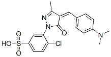 CAS#: 65036-66-0, 4-Chloro-3-[4-[[4-(Dimethylamino)Phenyl]Methylene]-4,5-Dihydro-3-Methyl-5-Oxo-1H-Pyrazol-1-Yl]Benzenesulphonic Acid