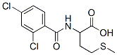CAS 登录号：65054-77-5， 2-[(2,4-二氯苯甲酰基)氨基]-4-(甲硫基)丁酸