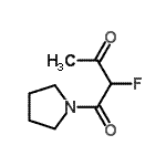CAS#: 650602-45-2, 2-Fluoro-1-(1-pyrrolidinyl)-1,3-butanedione
