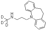 CAS#: 65100-49-4, 10,11-Dihydro-N-(Methyl-D3)-5H-Dibenz[b,f]Azepine-5-Propanamine