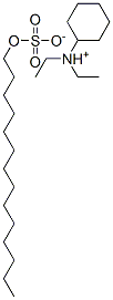 CAS 登录号:65104-62-3, 环己基二乙基铵十四烷基硫酸酯盐