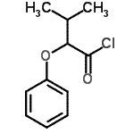 CAS#: 65118-10-7, 3-Methyl-2-phenoxybutanoyl chloride
