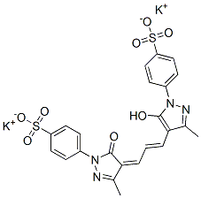CAS#: 65132-20-9, Dipotassium P-[4,5-Dihydro-4-[3-[5-Hydroxy-3-Methyl-1-(4-Sulphonatophenyl)-1H-Pyrazol-4-Yl]Allylidene]-3-Methyl-5-Oxo-1H-Pyrazol-1-Yl]Benzenesulphonate