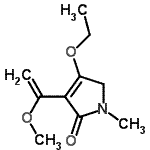 CAS#: 651322-77-9, 4-Ethoxy-3-(1-methoxyvinyl)-1-methyl-1,5-dihydro-2H-pyrrol-2-one