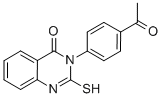 CAS#: 65141-63-1, 3-(4-Acetyl-Phenyl)-2-Mercapto-3H-Quinazolin-4-One