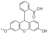 CAS # 65144-30-1, 2-(3-羟基-6-甲氧基-9H-氧杂蒽-9-基)苯甲酸