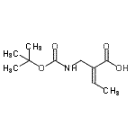 CAS#: 651724-25-3, (2Z)-2-[({[(2-Methyl-2-propanyl)oxy]carbonyl}amino)methyl]-2-butenoic acid