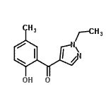CAS#: 651727-58-1, (1-Ethyl-1H-pyrazol-4-yl)(2-hydroxy-5-methylphenyl)methanone