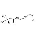 CAS#: 651733-31-2, 2-Methyl-2-propanyl [(4Z)-5-chloro-4-penten-2-yn-1-yl]carbamate