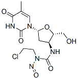 CAS 登录号:65174-26-7, 3'-(3-(2-氯乙基)-3-亚硝基脲)-3'-脱氧胸苷