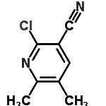 CAS#: 65176-93-4, 2-Chloro-5,6-dimethylnicotinonitrile